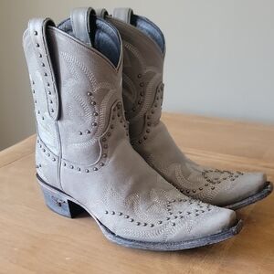 Lane Leather Western Cowboy Boots